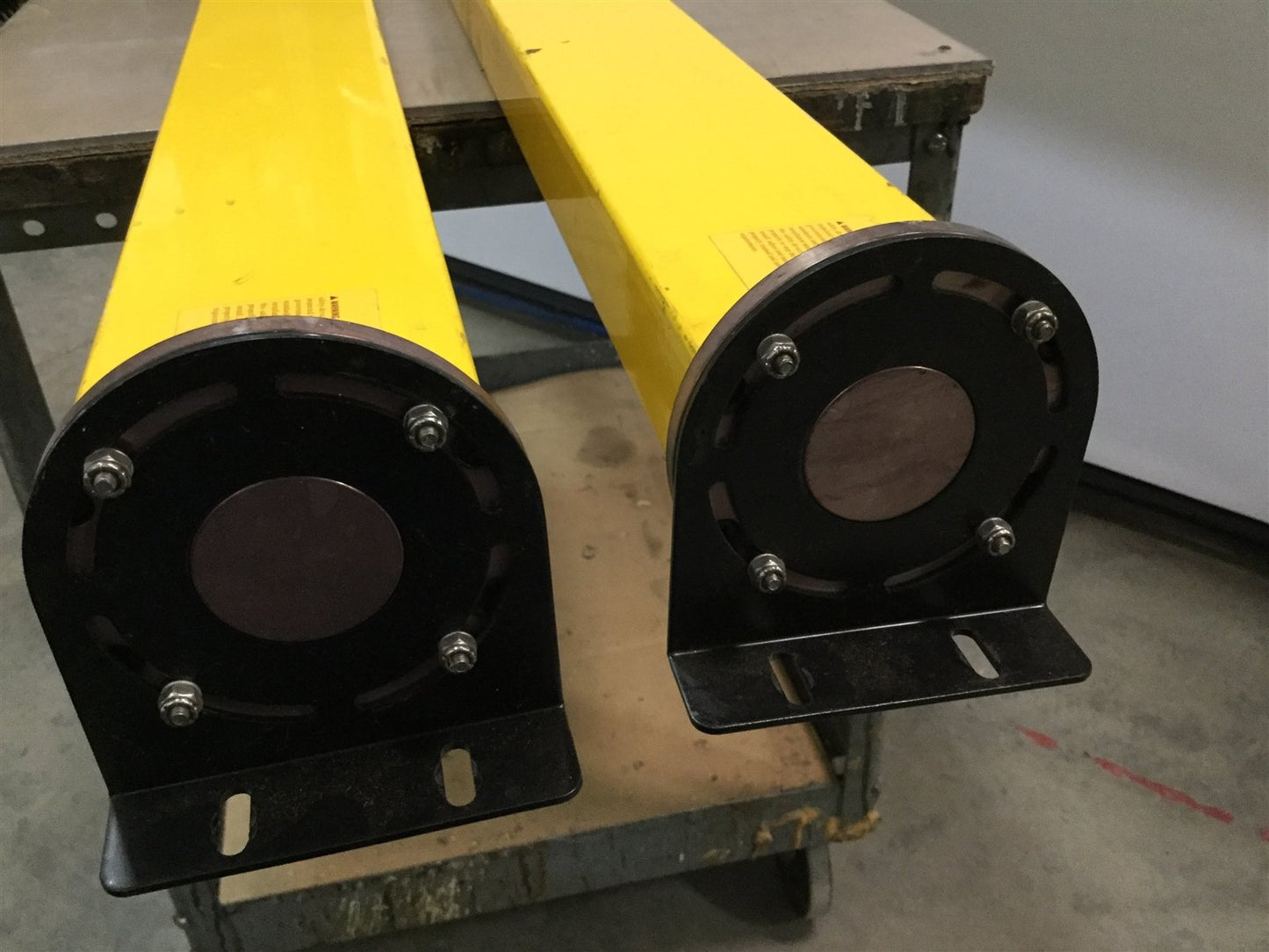 Used STI P4172BR & P4172BX OptoSafe Light Curtain Set Receiver/Transmitter 1830mm