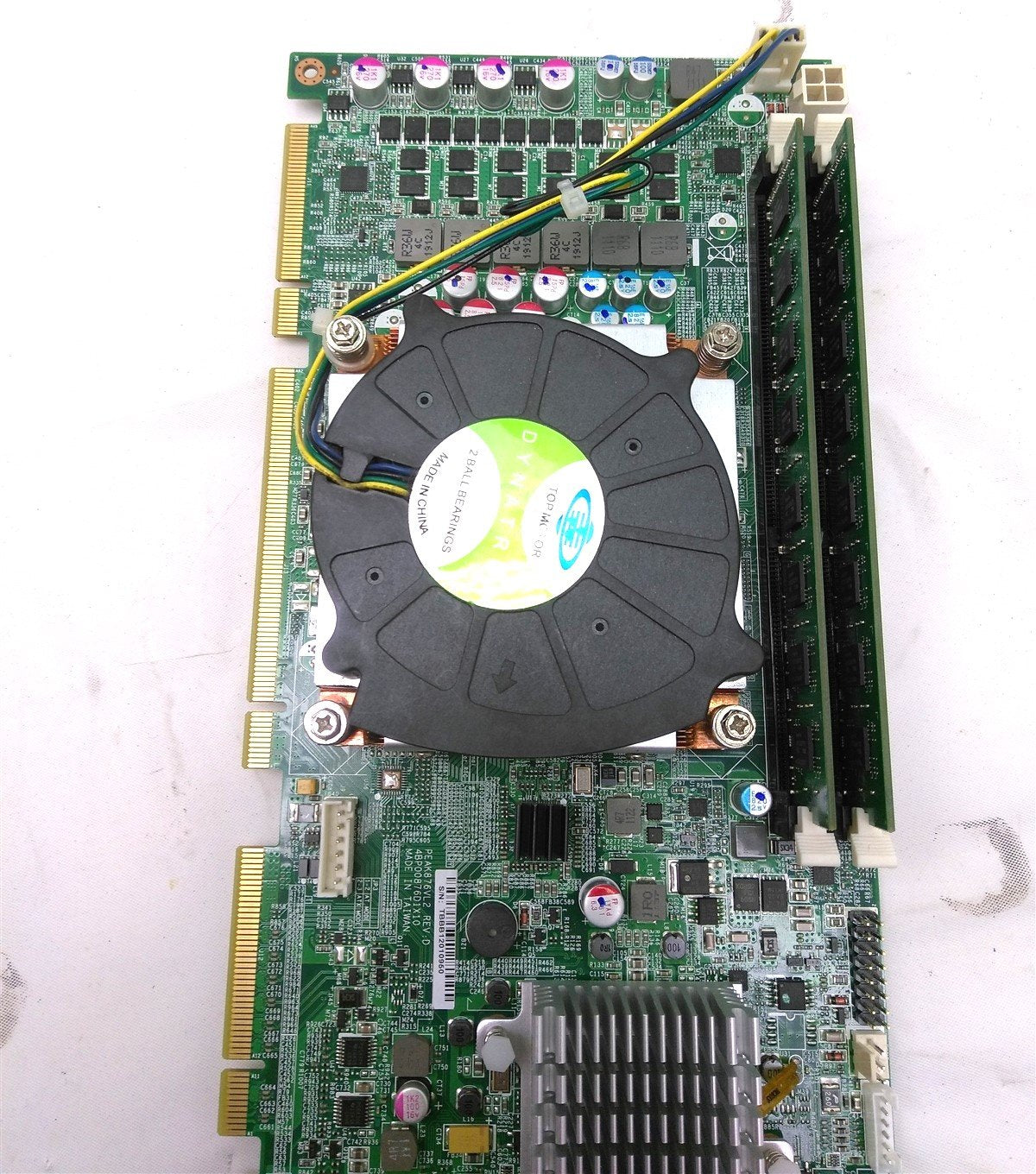 Used PEAK 876VL2 Rev D Industrial Motherboard & CPU Intel i7-870 2.93Ghz RAM 4GB DDR3