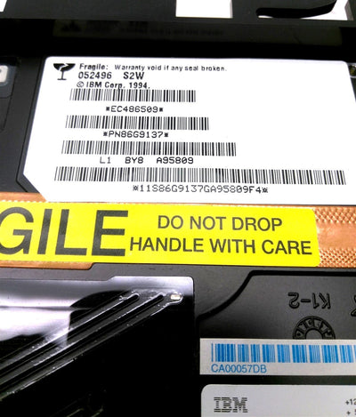 Used IBM 86G9137 AS400 iSeries Hard Disk Drive, 2GB, 3.5", SCSI, 68-Pin, 7200RPM