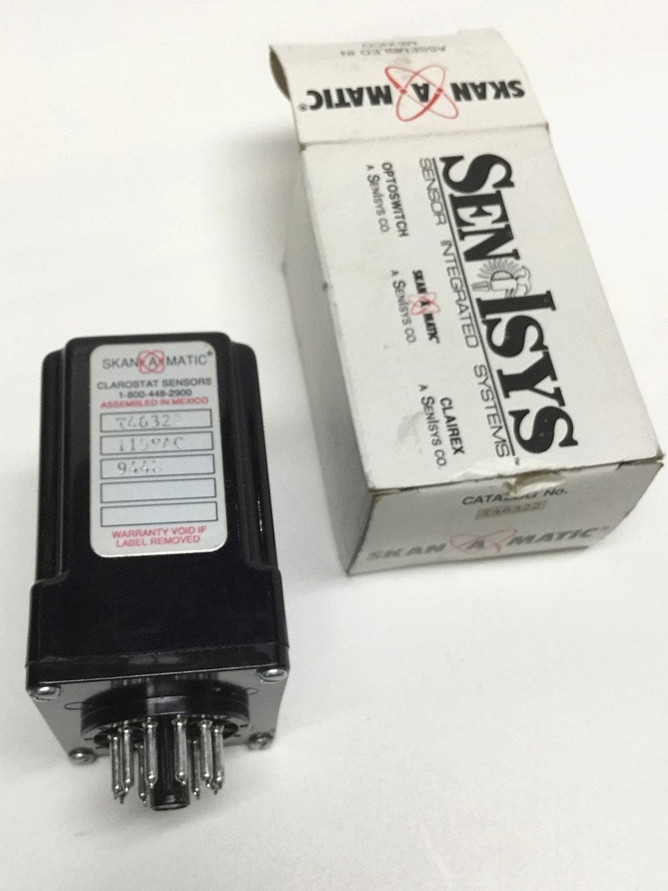New Skan-A-Matic T46322 Sensor Amplifier Relay Control w/ Time Delay ON, Instant OFF