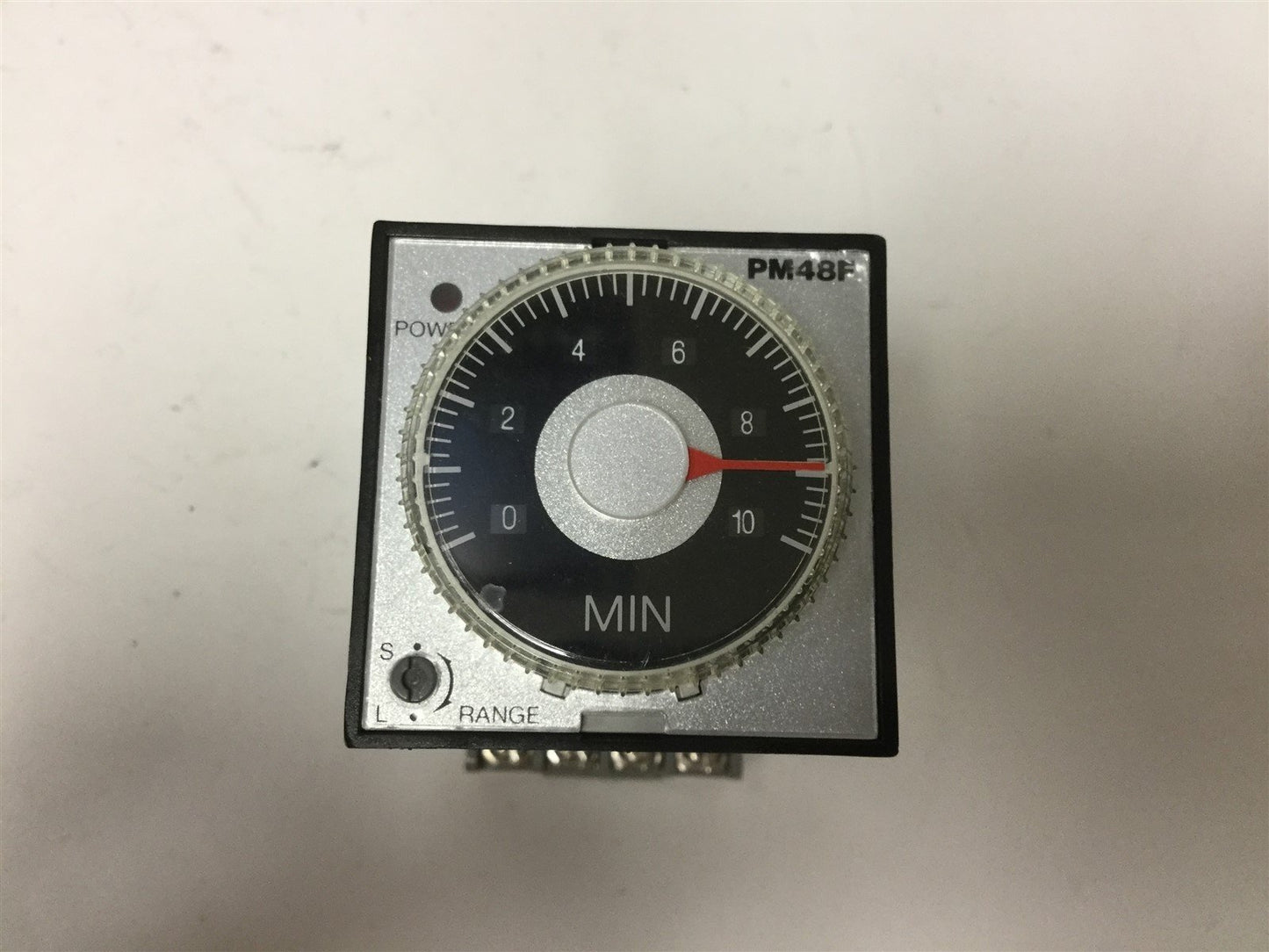 Used Aromat PM48F-10M-DC24V Off-Delay Timer, Input Voltage: 24VDC, Contact: 3A 250VAC