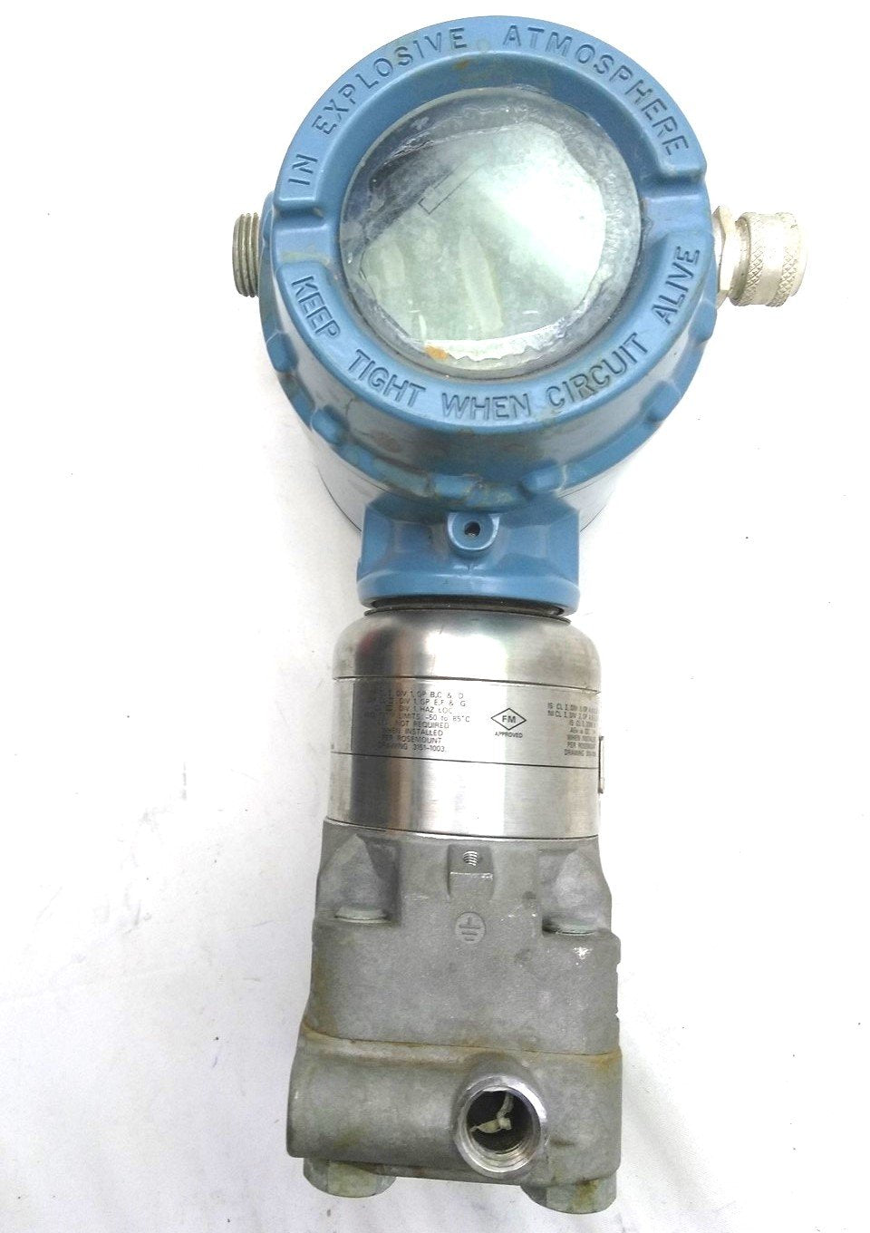 Used Rosemount 3051S1CD2A6E12A1AK5M5L2 Coplanar Transmitter 2x 1199 Seals, 10.5-55VDC