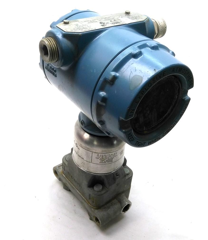 Used Rosemount 3051S1CD2A6E12A1AK5M5L2 Coplanar Transmitter 2x 1199 Seals, 10.5-55VDC