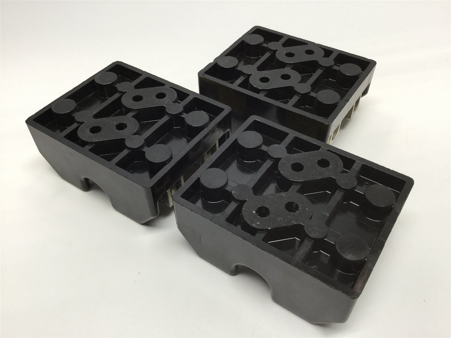 Used Lot of 3 Bussmann T60030-2CR Fuseholder 2-Pole 30A 600VAC 60C/75C Class T