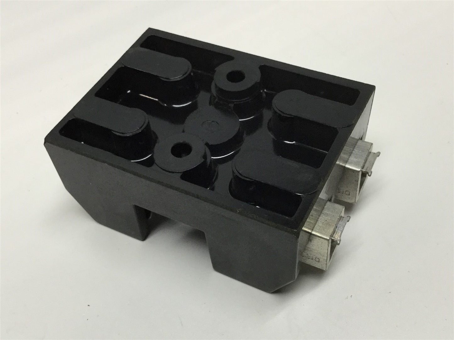 Used Bussmann 1B0008 Fuseholder Block 2-Pole 30A 250VAC 60/75C Class H