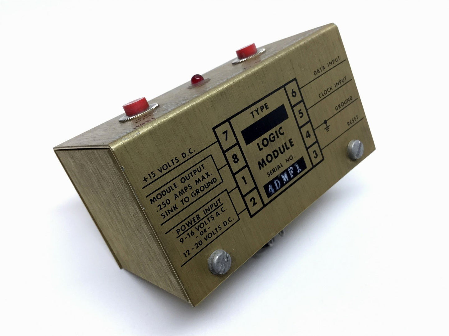 Used Banner SR-8 Electronic Shift Register Sensor Control Solid State Plug-In Module