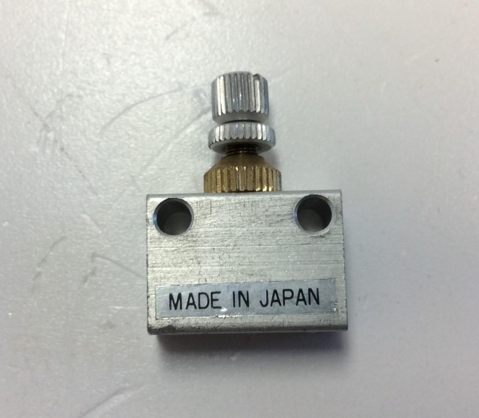 Used Lot of 6 Parker KM-22-015 Manual In-Line Flow Control Valves w/ Barbed Fittings