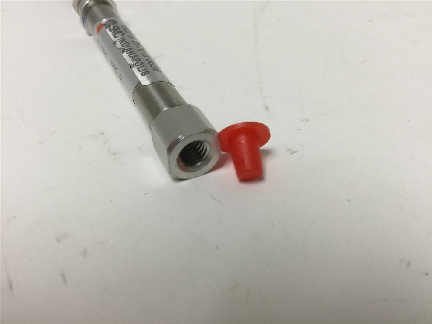 New Lot of 2 New SMC CDJ2B6-15SR-B Pneumatic Cylinders, Stroke: 15mm, Bore: 6mm