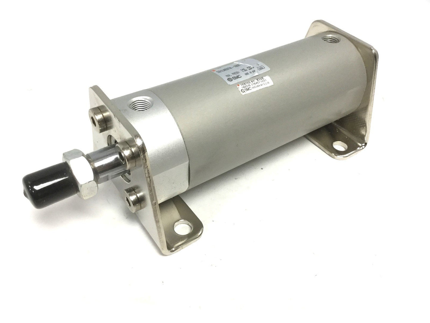New SMC CG1LN63TN-100Z Double Acting Cylinder Pressure: 145 PSI, Ports: 1/4" NPT
