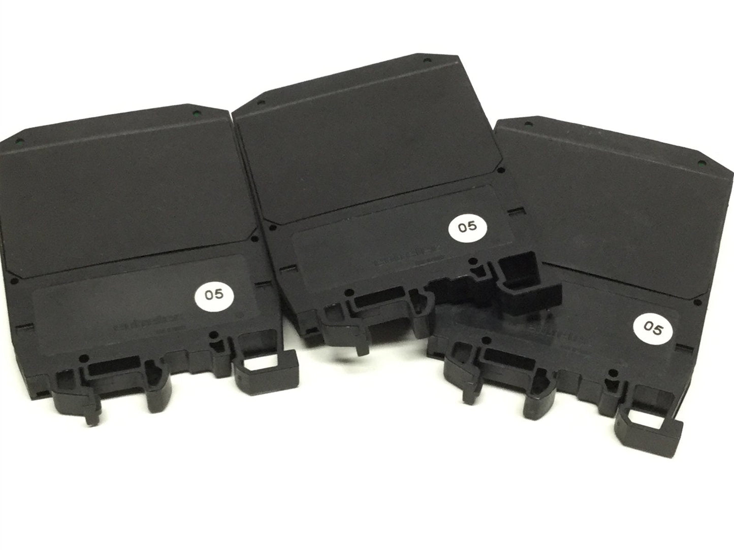 Used Lot of 3 Entrelec 8014.25 Optocoupler Modules 4.5-5.5VDC In 60VDC 1A Out