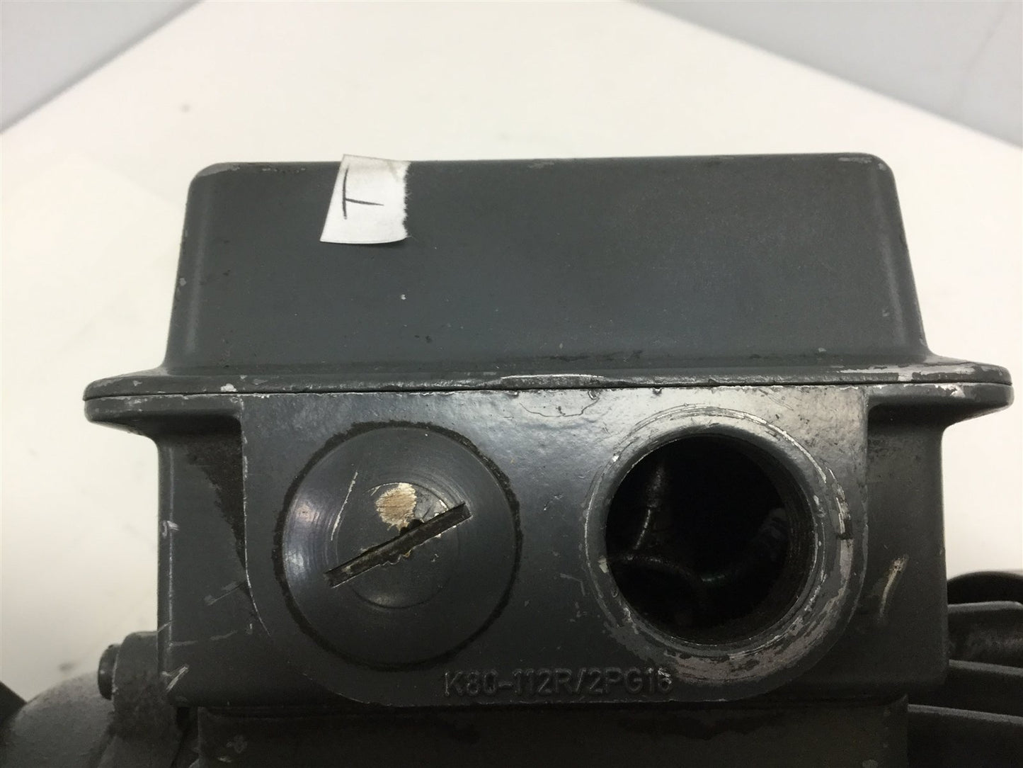 Used WEG 066 843 Gear Motor, Arm: 180VDC 3.8A Shunt: 200VDC 0.22A, 500W, 3000RPM