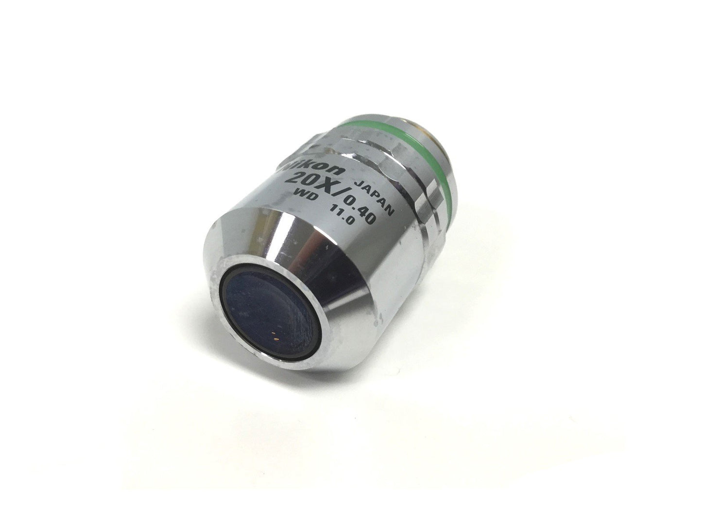 Used Nikon 20x/0.40 WD 11.0 Microscope Objective Lens Magnification 20x Aperture 0.40
