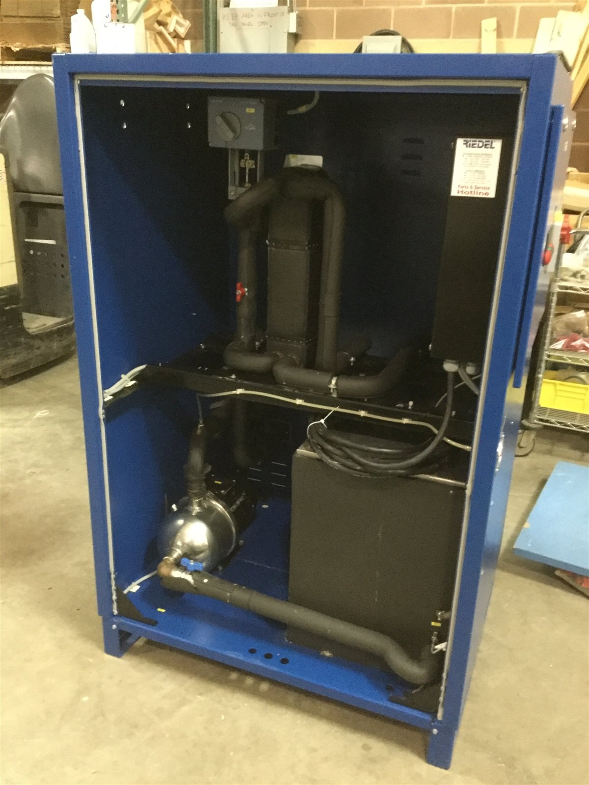 Used Riedel P-L 17W Closed Loop Cooling System Precision Temperature Control 460VAC