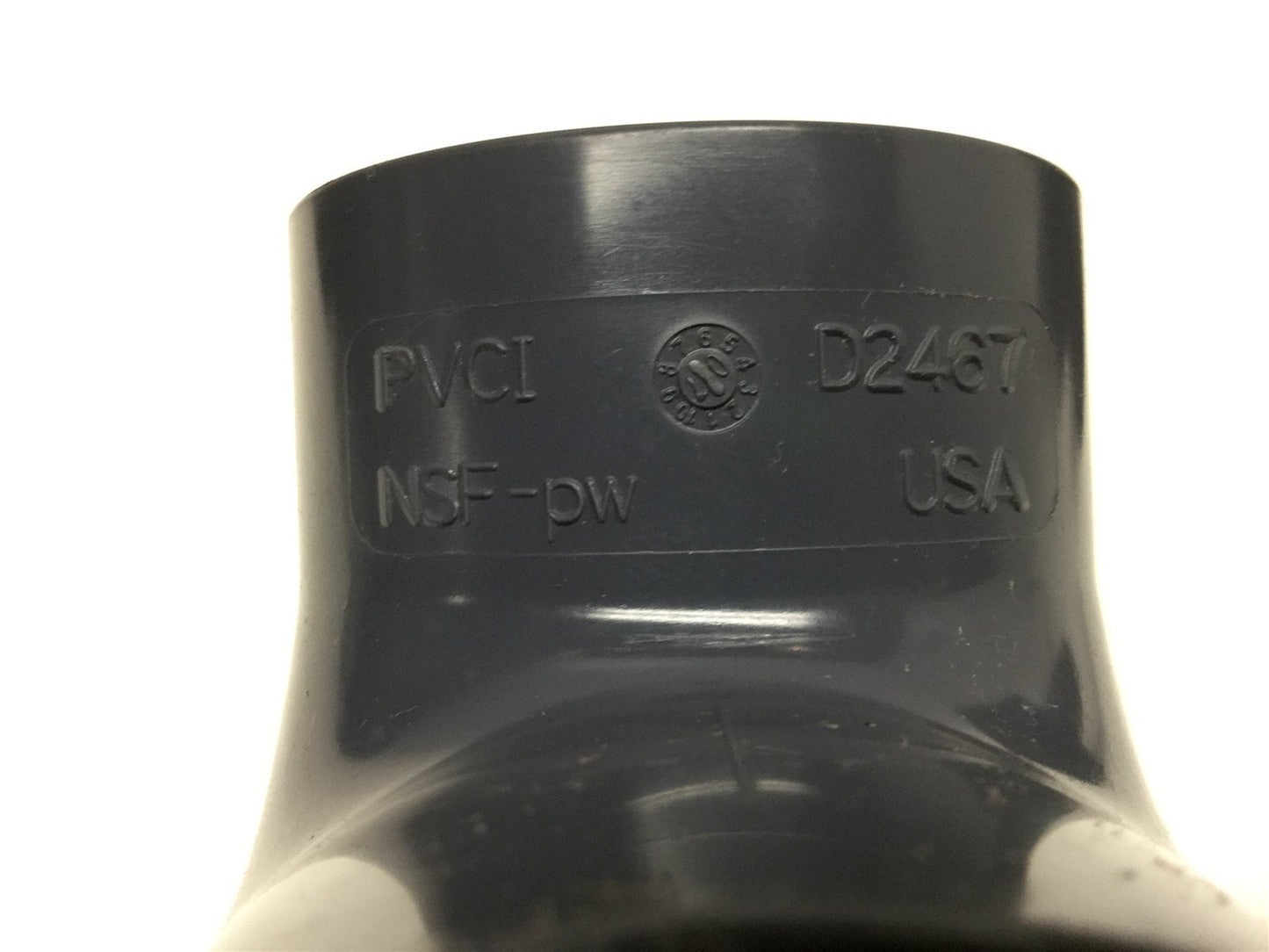 New – Open box Lot of 2 GF 801-251 PVC Reducer Tee Socket Pipe Fitting SCH80, 2" x 2" x 1-1/2"