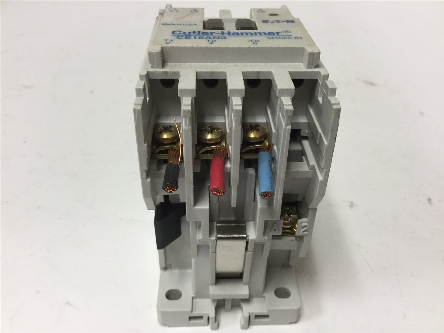 Used Cutler Hammer CE15AN3 Contactor, 3-Pole, Coil: 24VDC, Contact Rating: 7A 600VAC