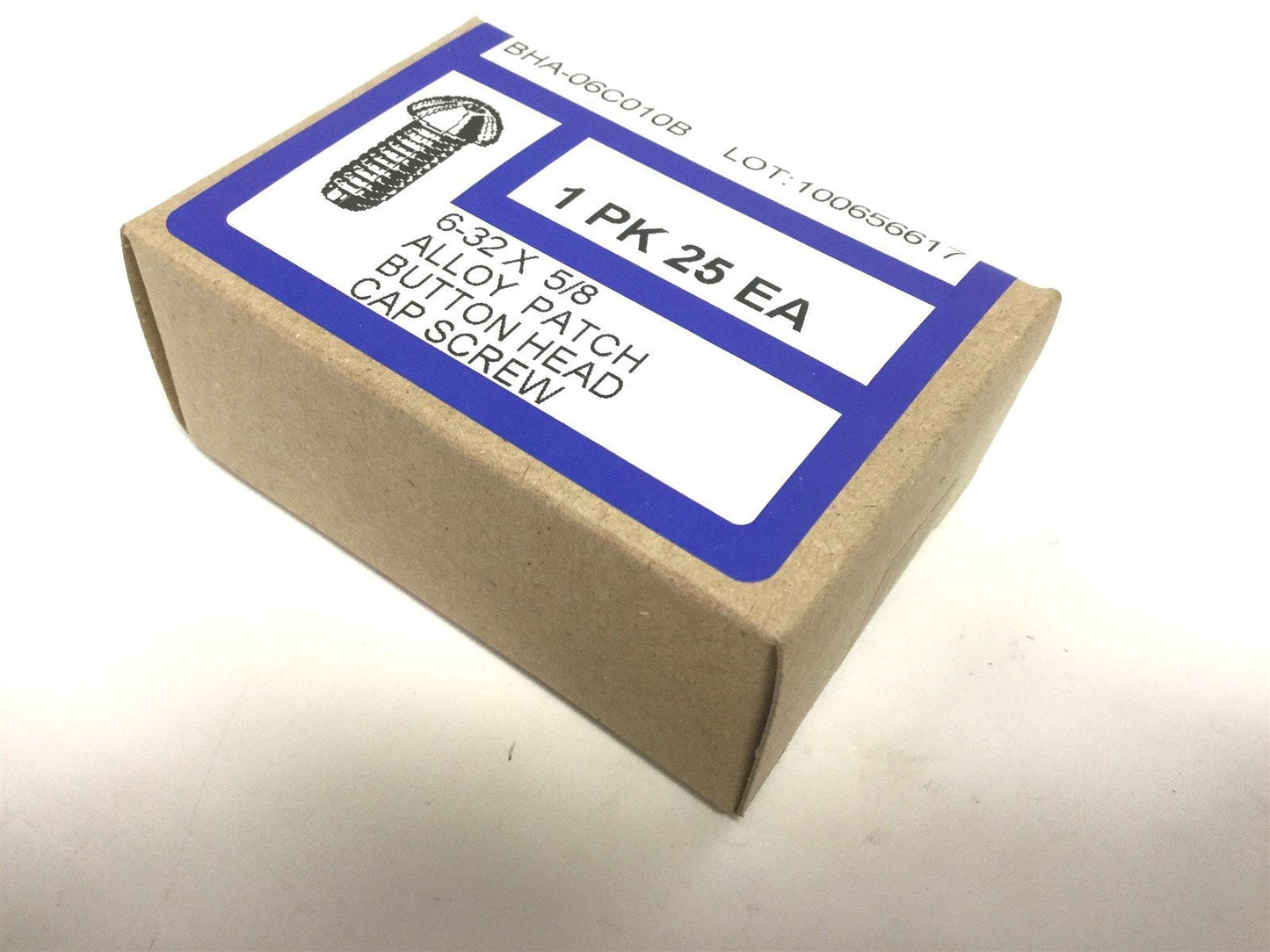 New Lot of 3 New BHA-06C010B 25 Pack Alloy Patch Button Head Cap Screw 6-32x5/8