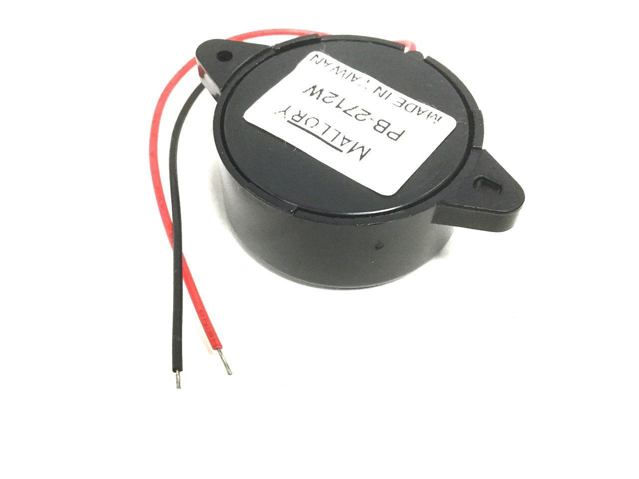 New Lot of 6 New Mallory PB-2712W Sonalert Alarm, Voltage: 2-5VDC, 5W 1250 +/-200 Hz