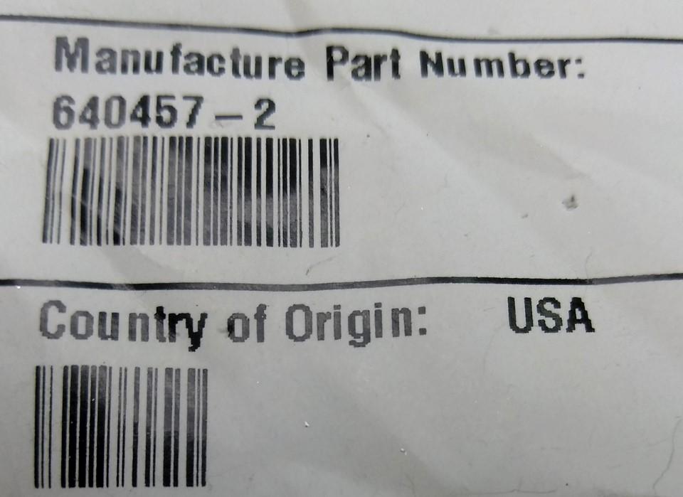 New Lot of 50 New AMP 640457-2 14-Pin Breakaway Headers, Spacing .1", 2 Rows, Tin