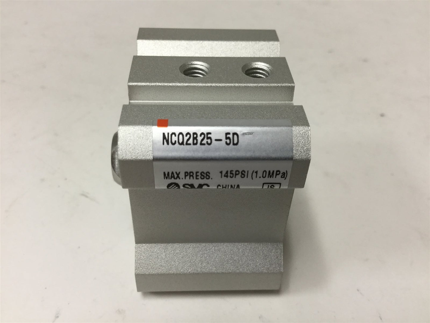New SMC NCQ2B25-5D Compact Cylinder, Bore: 25mm, Stroke: 5mm, Pressure: 145psi