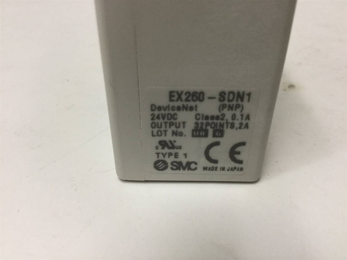New SMC EX260-SDN1 Serial Interface SI-Unit, DeviceNet, 24VDC, Output: 32-Point 2A