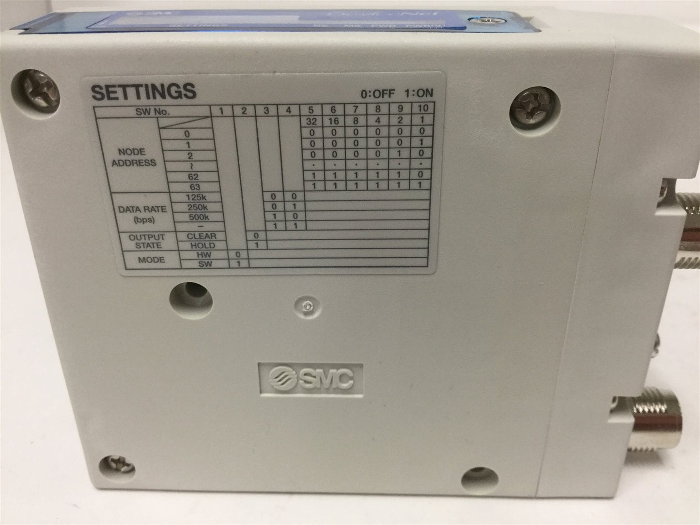 New SMC EX260-SDN1 Serial Interface SI-Unit, DeviceNet, 24VDC, Output: 32-Point 2A