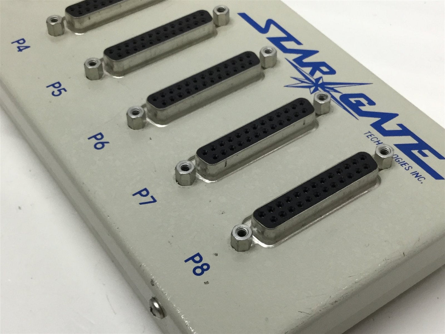 Used Stargate ESQ 5ZX Connector Hub 8-Port Serial Distribution Block DB25 RS-422