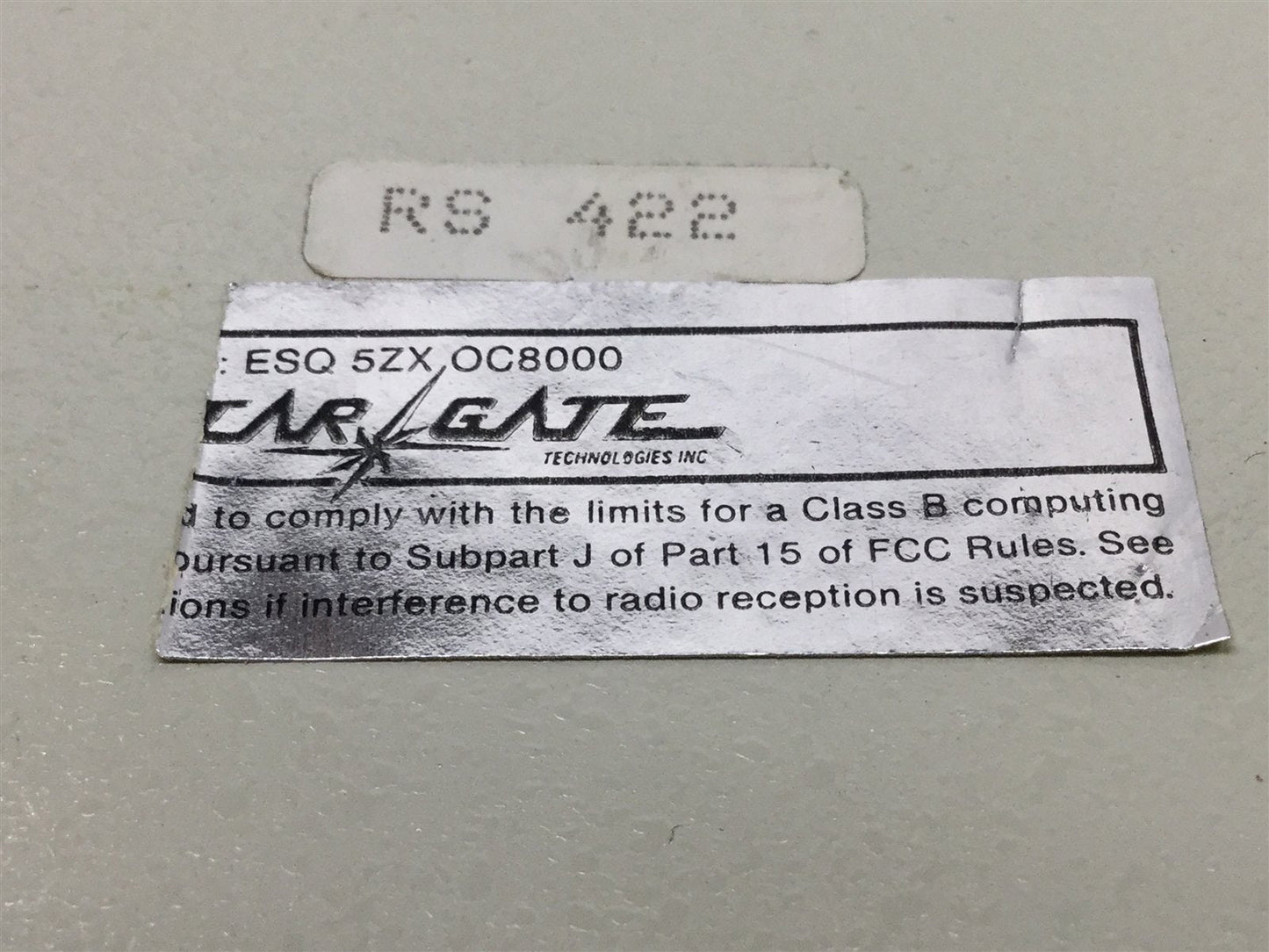 Used Stargate ESQ 5ZX Connector Hub 8-Port Serial Distribution Block DB25 RS-422