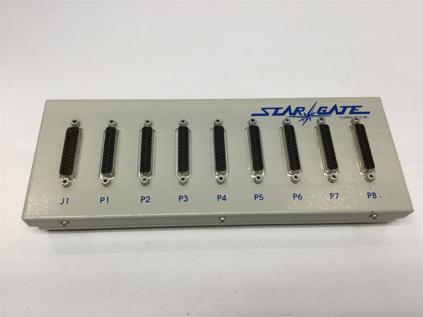 Used Stargate ESQ 5ZX Connector Hub 8-Port Serial Distribution Block DB25 RS-422