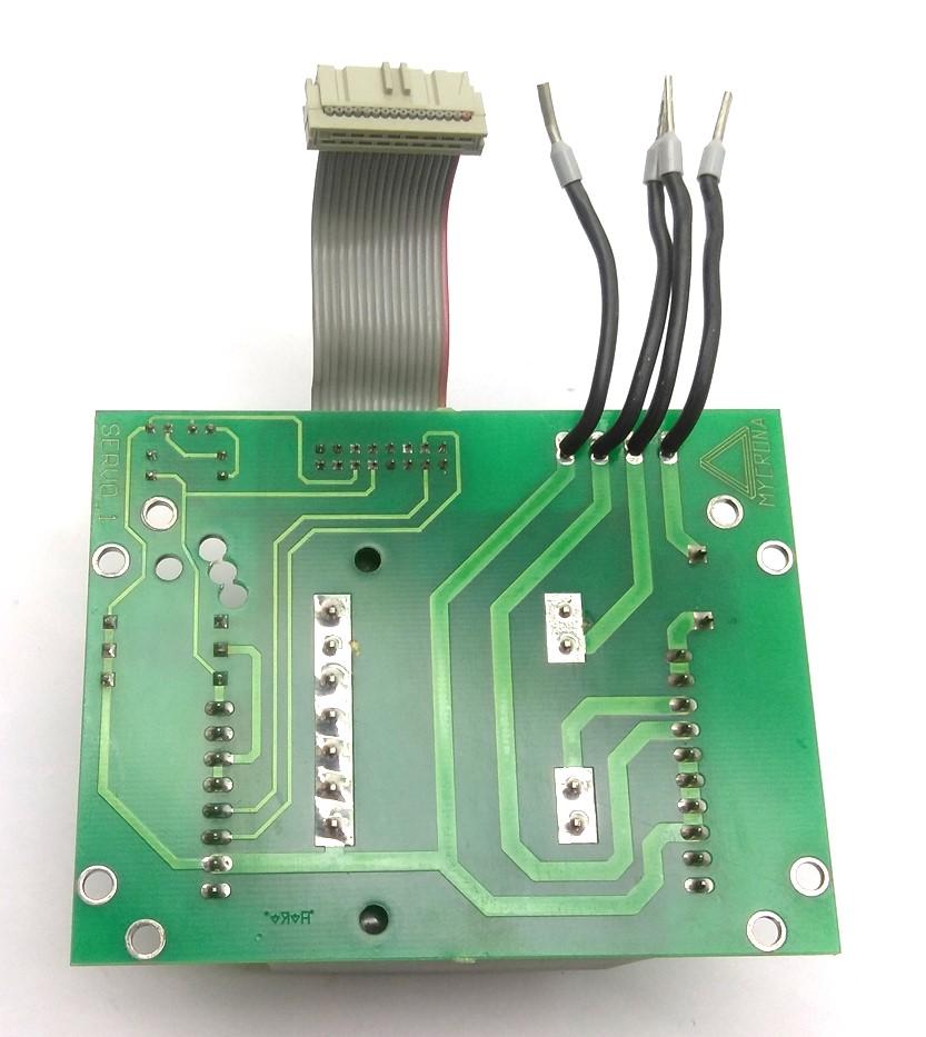 Used Kleintges L104 114-01 Transformer, 16-Pin Connector, 4 Flying Leads, 4 x 3 x 2"