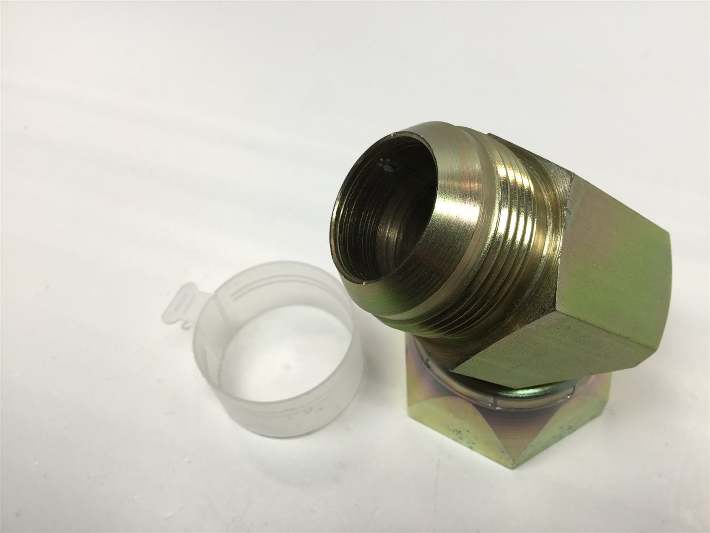 New – Open box JIC-20 37° Flare 45-Degree Swivel Nut Elbow Hydraulic Fitting Male-to-Female