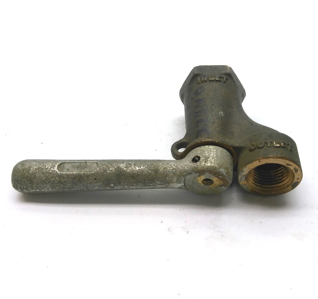 Used Bowes 52024 Parallel Port Air Valve, Outlet: 3/4" NPT, Inlet: 1/2" NPT