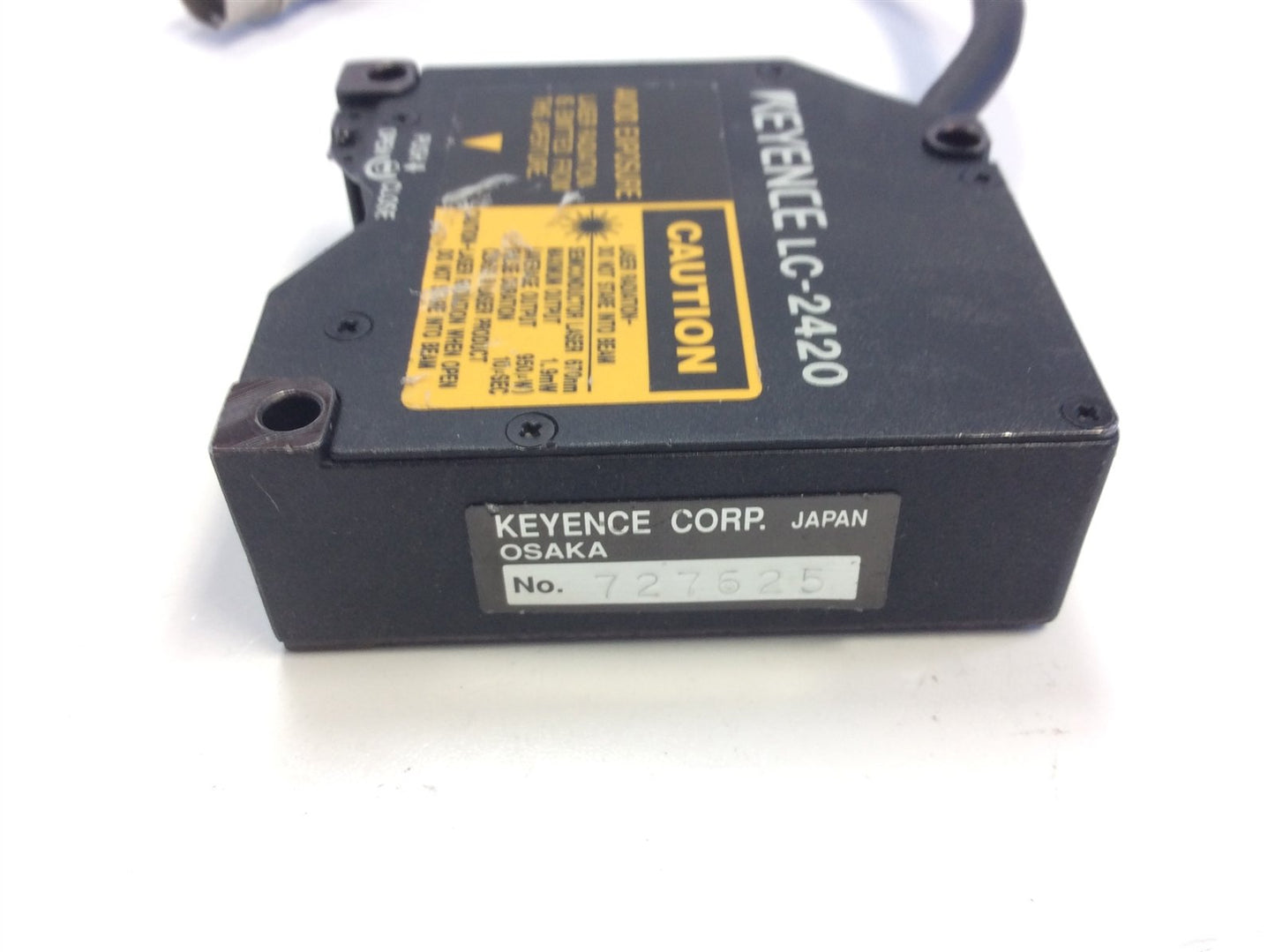 Used Keyence LC-2420 Reflective Laser Displacement Sensor 670nm 1.9mW *No Cable*