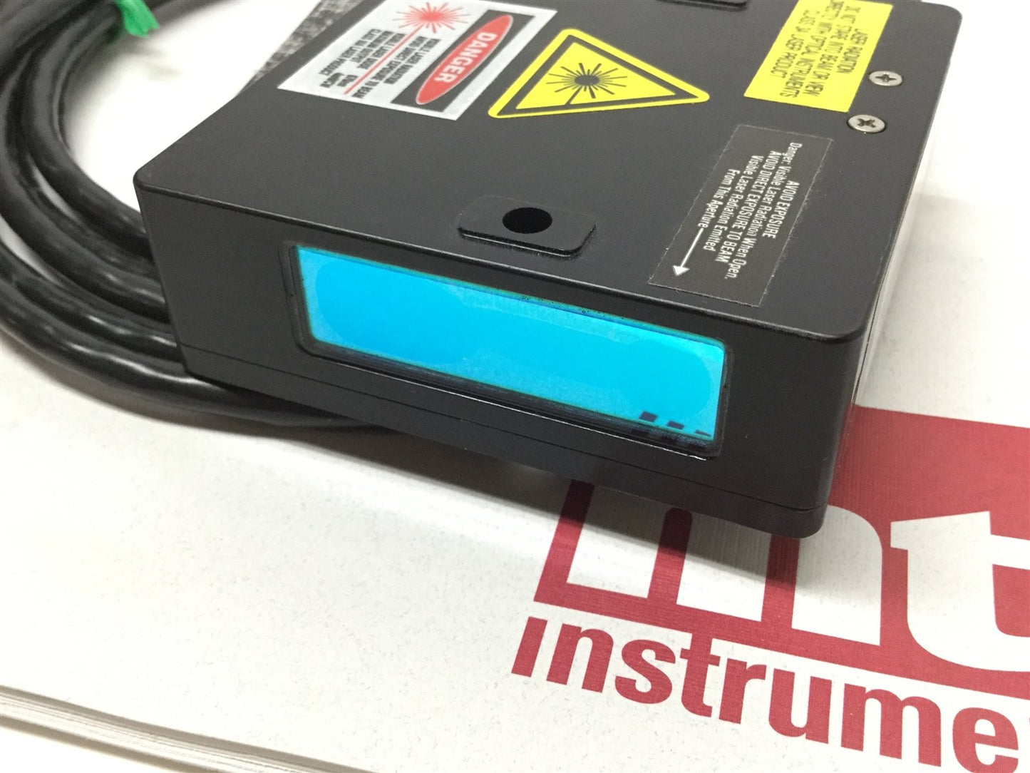 Used MTI LTC-025-02-SA Microtrak II Laser Triangulation Sensor Stand Alone Head, 1mm