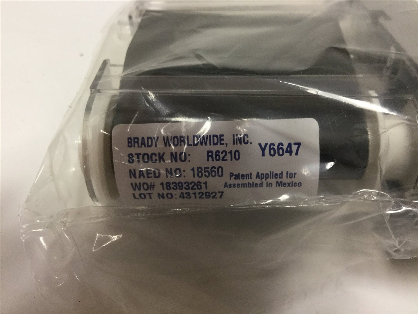 New Brady R6210 Portable Thermal Ribbon, Ribbon Size: 2" Wide x 75ft Long