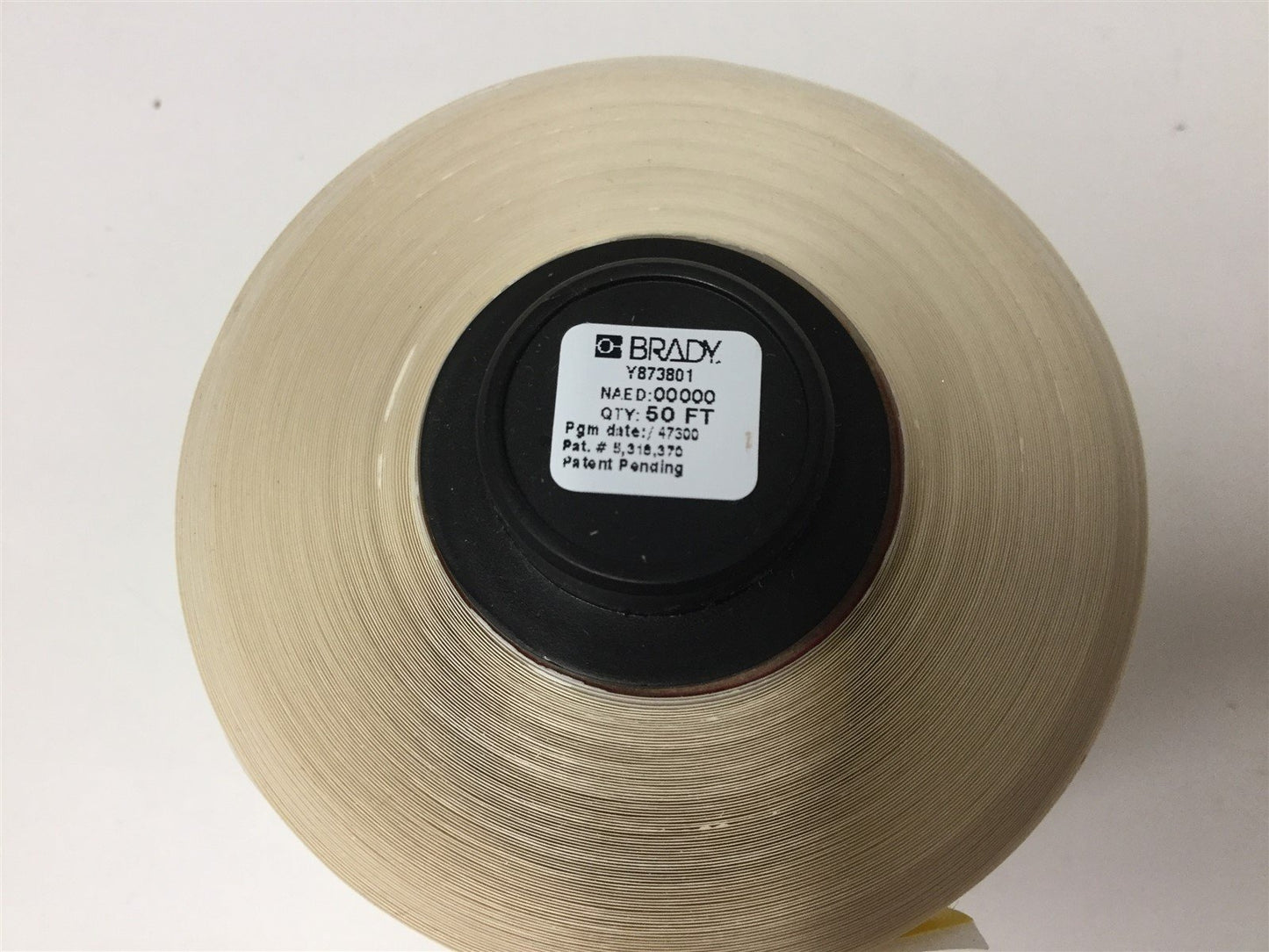 New Brady PTL-43-483 Thermal Labels, Roll Length: 50', Label Width: 1.9", Yellow