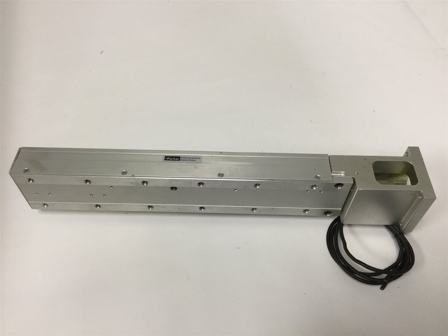 Used Parker 102004BNMS Linear Positioner, Travel: 100mm (4"), With 2 Position Sensors