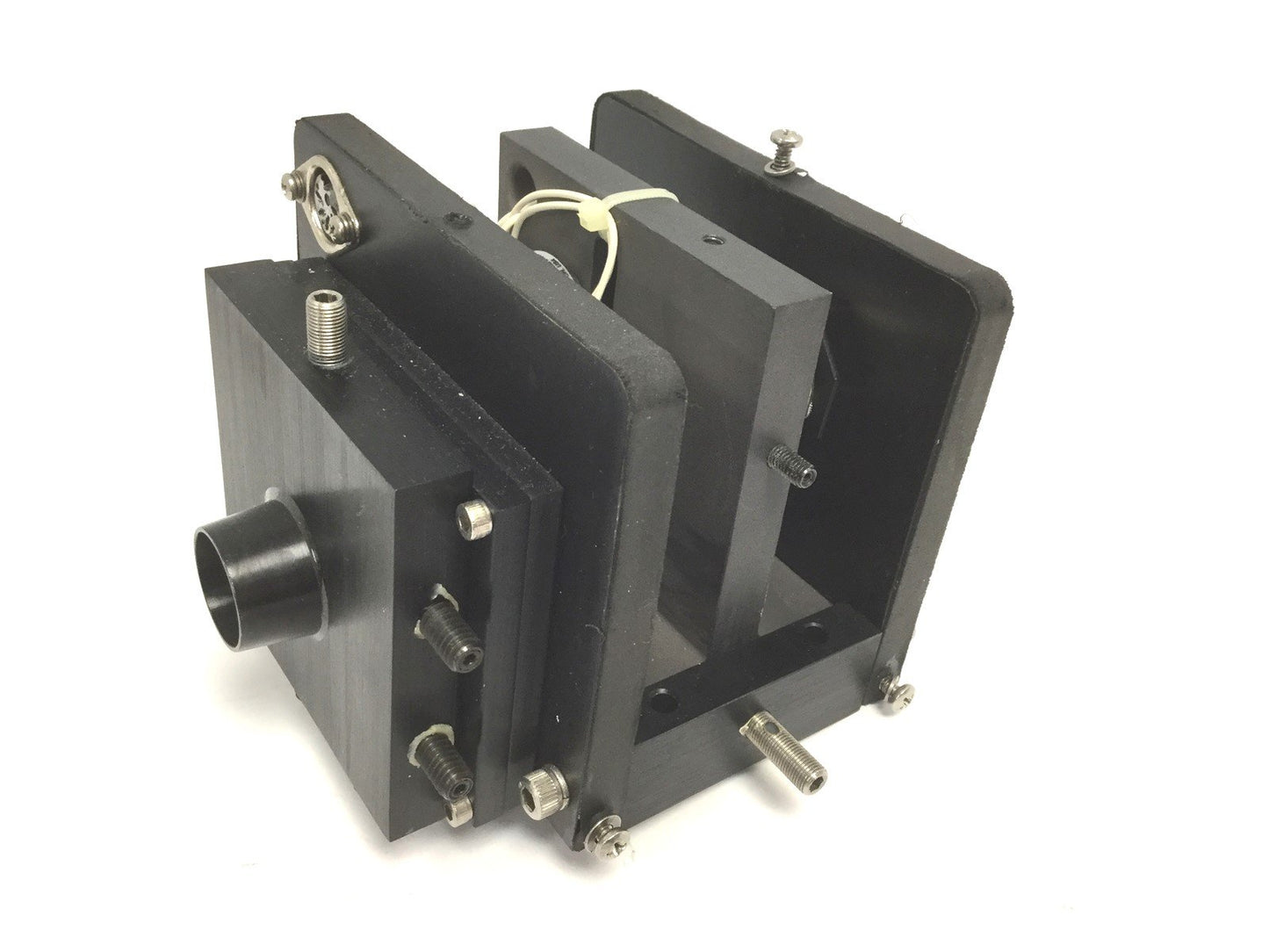 Used Control Laser 0206-04266 Rev K Bench/Rail Mounted Shutter & Pinhole Aperture