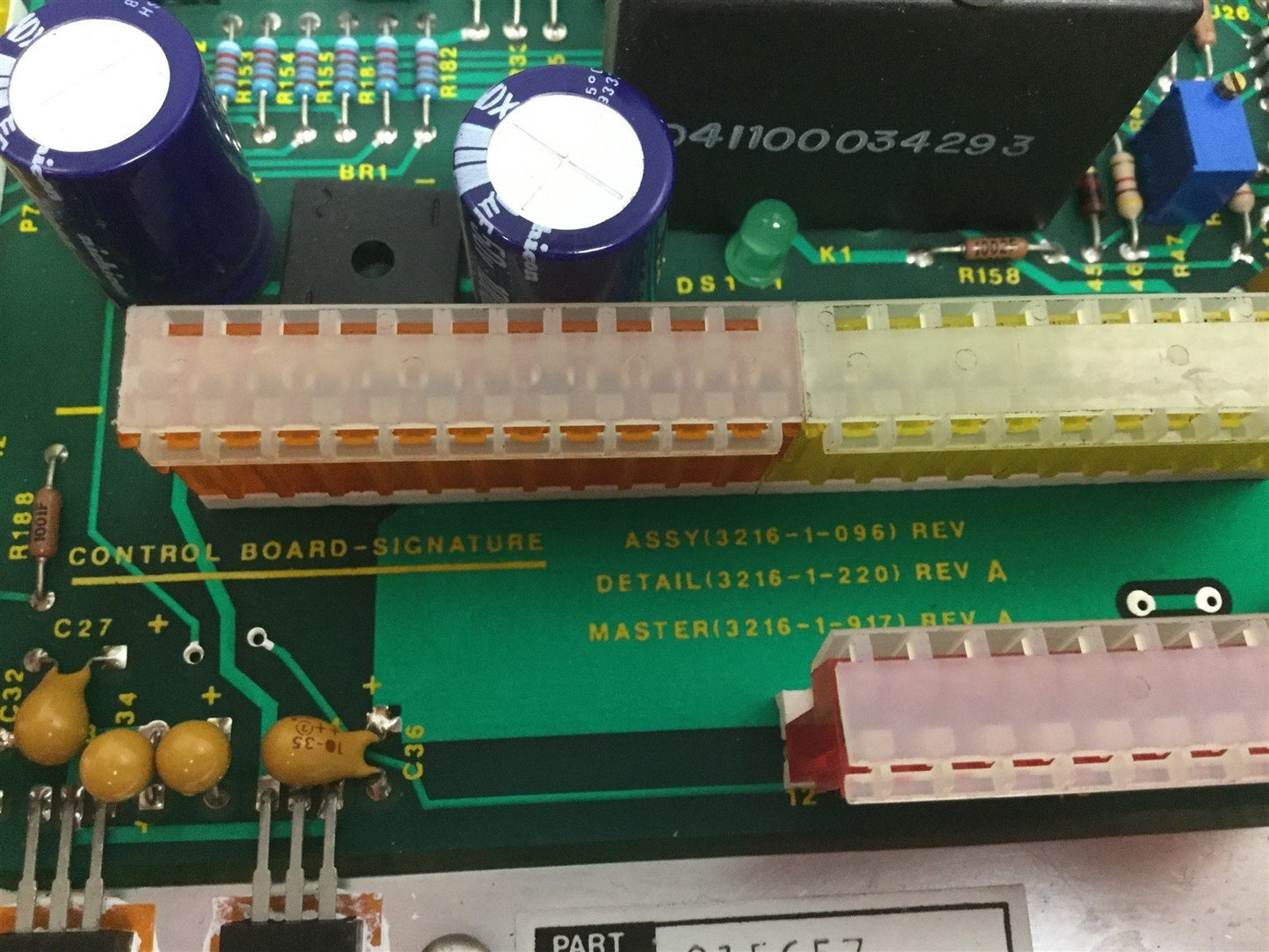 Used Control Laser Corporation 215657 Rev B Marking Laser Control Board