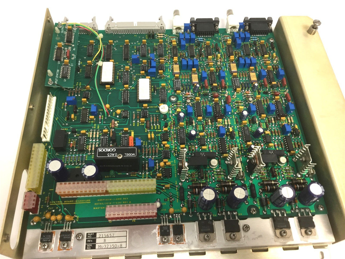 Used Control Laser Corporation 215657 Rev B Marking Laser Control Board