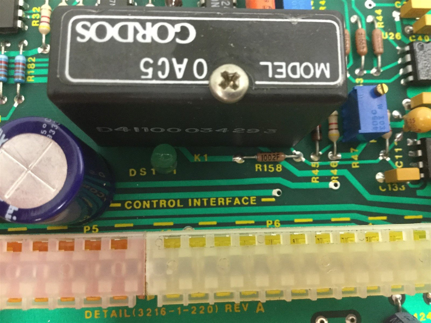 Used Control Laser Corporation 215657 Rev B Marking Laser Control Board