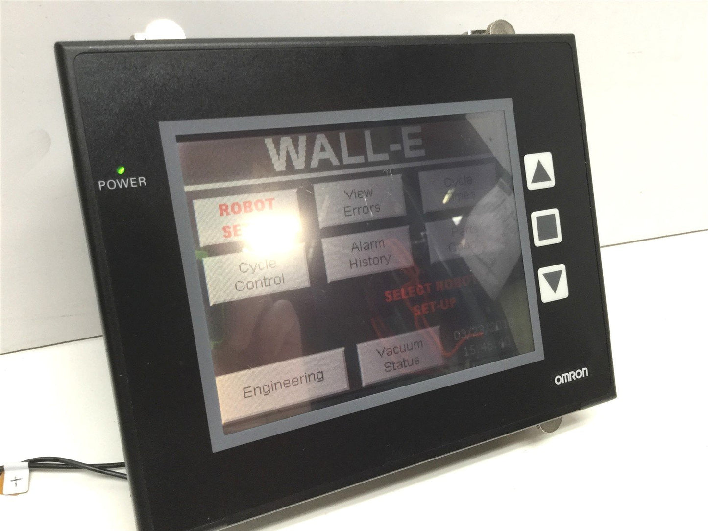 Used Omron NP5-SQ000B HMI Machine Operator Touch Panel Interactive Display 24VDC 5.7"