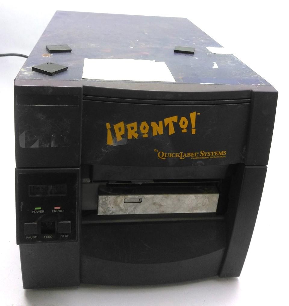 For parts or not working QuickLabel Systems PRONTO 472 Barcode Printer, 2-7 IPS, 203 DPI *Bad Print Head*