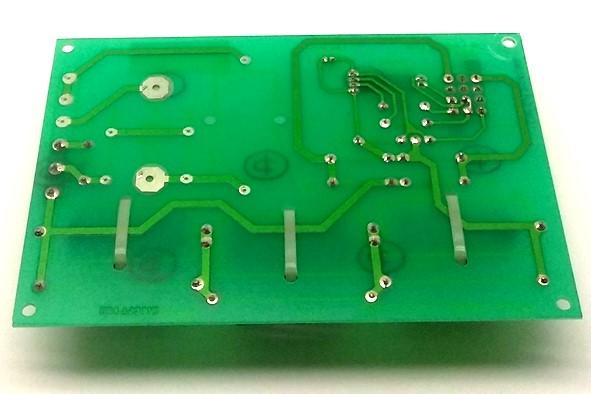Used JK Lasers E84A2371B Rev 1 Simmer Supply Card, 3 Screw Terminal, 3 Caps 450V 47µF