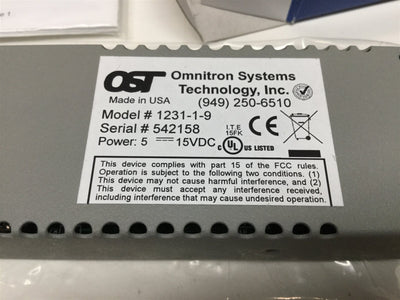 New Omnitron 1231-1-9 miConverter GX/T BASE-T to 1000BASE-X UTP to Fiber Converter