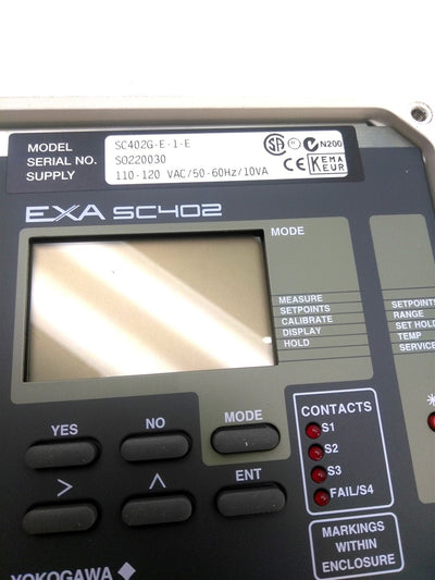 Used Yokogawa SC402G-E-1-E Conductivity & Resistivity Converter, 100/115/230VAC 10VA