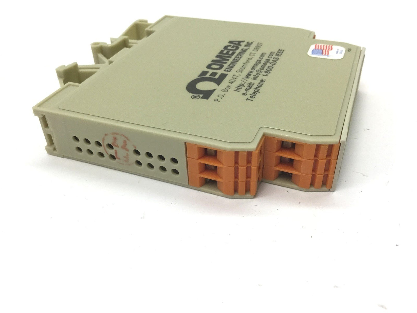 Used Omega DRG-SC-TC Signal Conditioner, Thermocouple In, Out: 0-5/10V 0-1mA 4/0-20mA