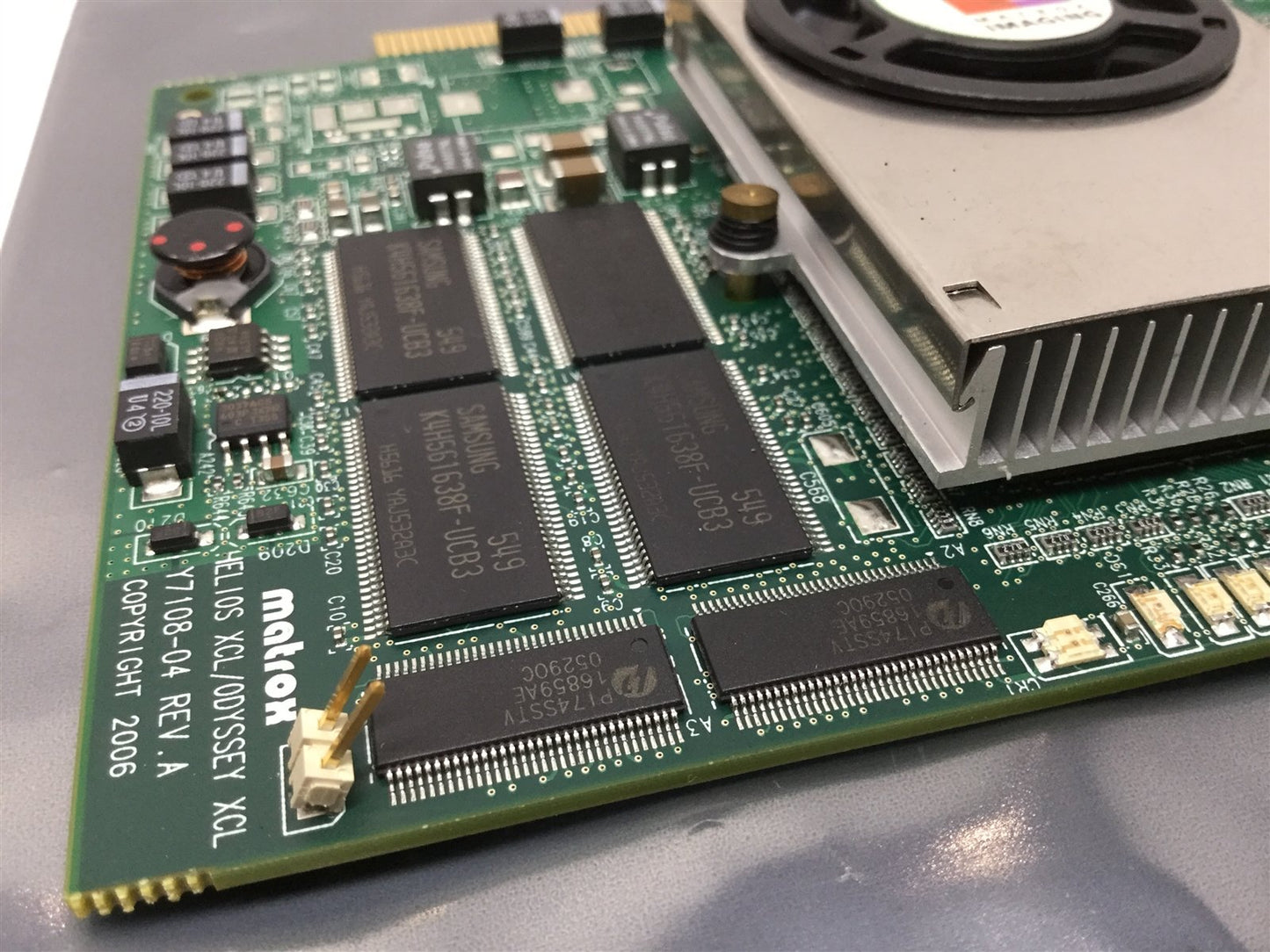 Used Matrox HEL2MSFCL Helios / Odyssey XCL Camera Link Frame Grabber Board Card PCI-x
