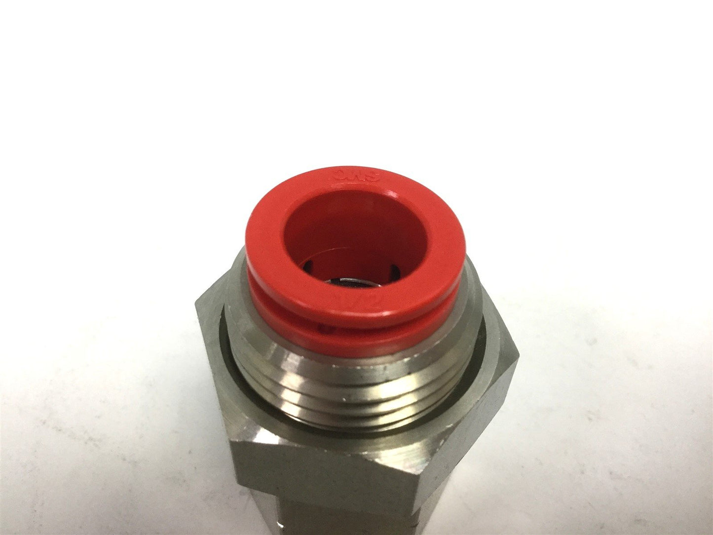 New SMC KQE13-37-X23 One Touch Fitting Union, 1-Touch Stainless 1/2" NPT
