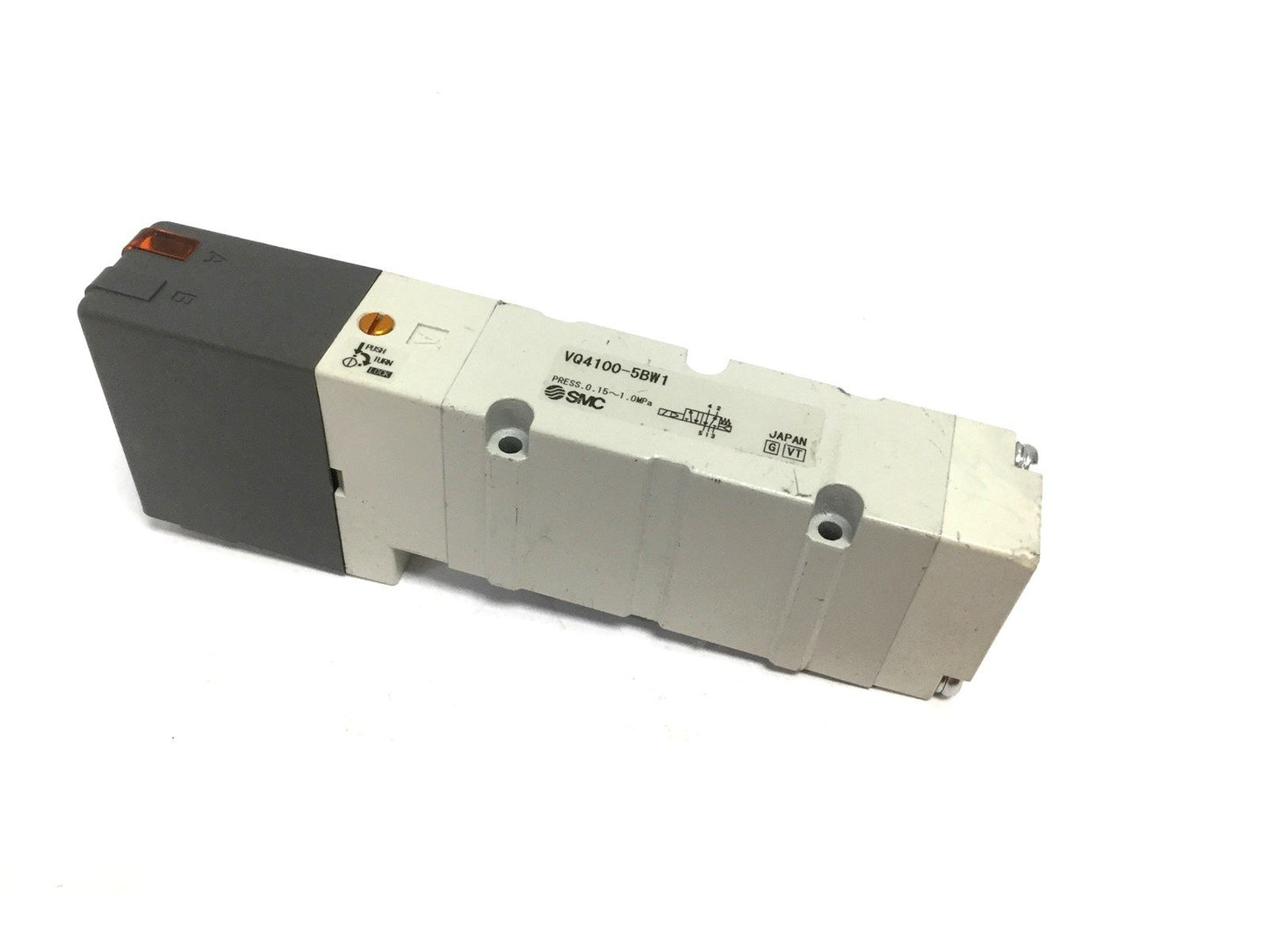New SMC VQC4100-5BW1 Solenoid Valve, 2-Position 5-Ports Spring Return Voltage: 24VDC
