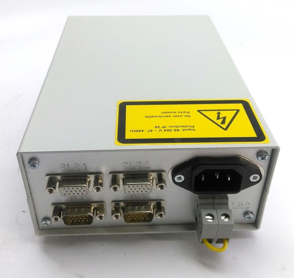 New LMI SLS-PPU Laser Power Supply, In: 110/230VAC Out: 24VDC, x4 DB-15 w/ Cables